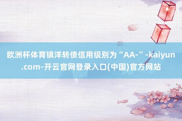 欧洲杯体育镇洋转债信用级别为“AA-”-kaiyun.com-开云官网登录入口(中国)官方网站