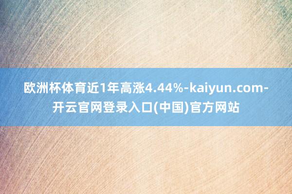 欧洲杯体育近1年高涨4.44%-kaiyun.com-开云官网登录入口(中国)官方网站
