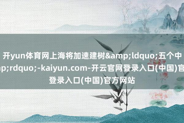 开yun体育网上海将加速建树&ldquo;五个中心&rdquo;-kaiyun.com-开云官网登录入口(中国)官方网站
