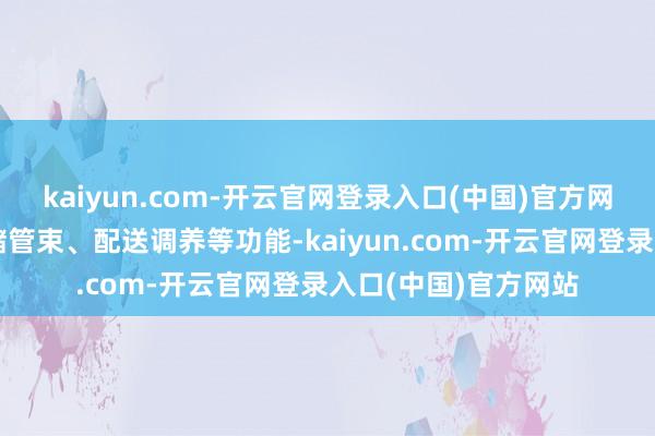 kaiyun.com-开云官网登录入口(中国)官方网站以完结高效的仓储管束、配送调养等功能-kaiyun.com-开云官网登录入口(中国)官方网站